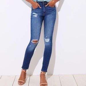 LOFT Distressed Skinny Jeans